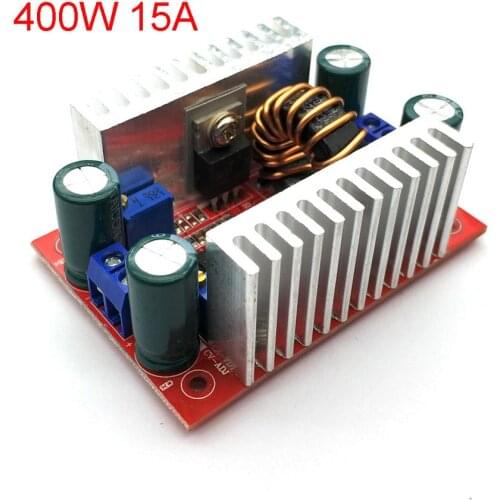 DC 400W 15A Step-Up Boost Converter Constant Current Power Supply LED Driver 8.5-50V To 10-60V Voltage Charger Step Up Module