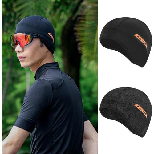 Cycling Helmet Ice Silk Inner Cap Windproof Breathable Helmet Lining Headgear Cycling Beanie Caps Bicycle Helmet Inner Hat