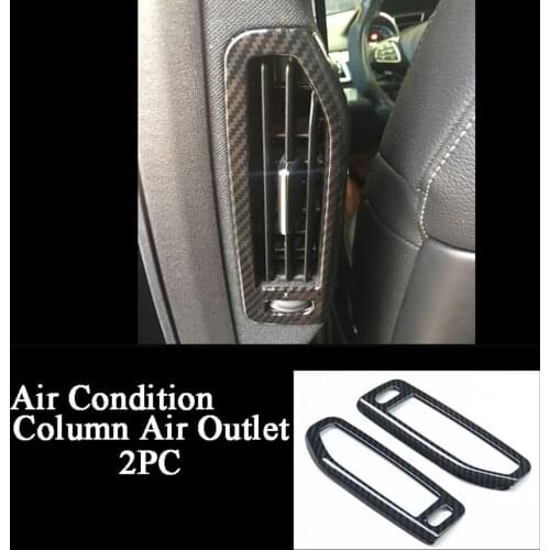 Carbon Fiber Printed Inner Door Bowl,Rear Cup Holder,Air Condition Column Air Outlet Trim For Mercedes-Benz GL-Class 2013-2015