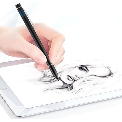 High-precision 1.4mm Active Pen Chargeable Capacitive Touch Pen capacitor Stylus iOS Android Microsoft Tablet PAD touch screen