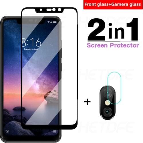 Full Coverage Protective Glass For Xiaomi Redmi Note 5 5A 6 Pro Screen Protector For Redmi 6A 5A 5 Plus 6 Pro Camera Lens Glass