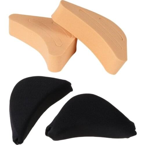 2Pcs/Pair Women High Heel Half Forefoot Insert Toe Plug Cushion Pain Relief Protector Big Shoes Toe Front Filler Adjustment With