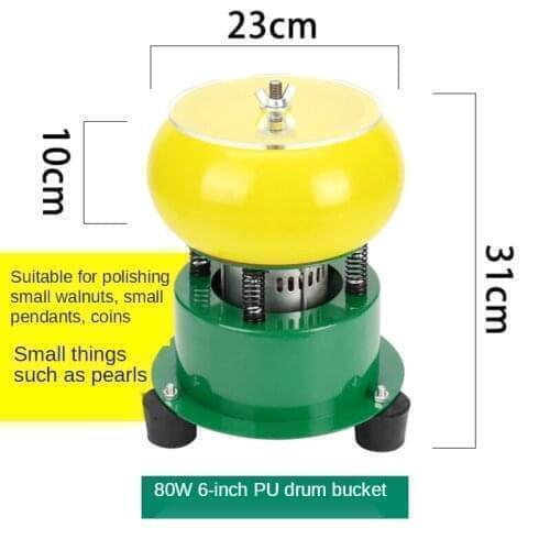 220V Jadeite Vibrating Polishing Machine Small Household Automatic Vibrating Jade Grinding Machine Wenwan Vibrating Barrel