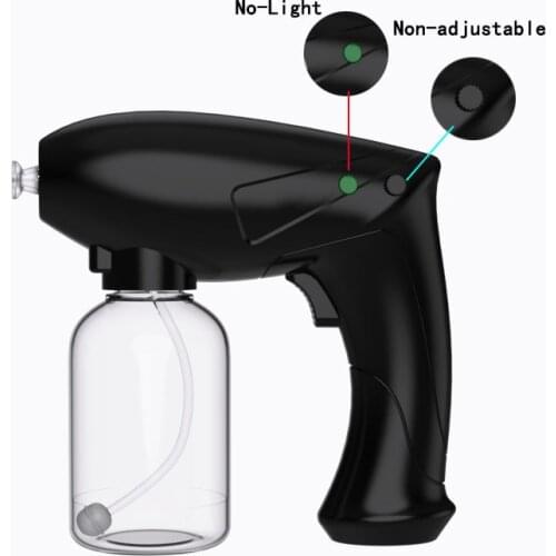 350ML Wireless Electric Sanitizer Sprayer Disinfects Blue Light Nano Steam Spray Gun Sterilizing Nano Spray Gun For Home Office