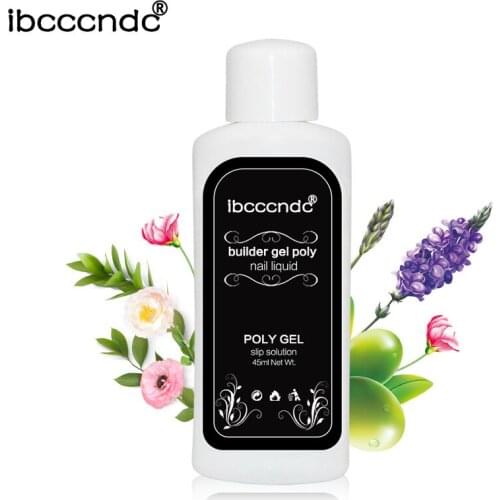 45ml Gel Extension Nail Acrylic Pink White Clear Crystal UV LED Builder Gel Tips Enhancement Slip Solution Quick Extension Gel