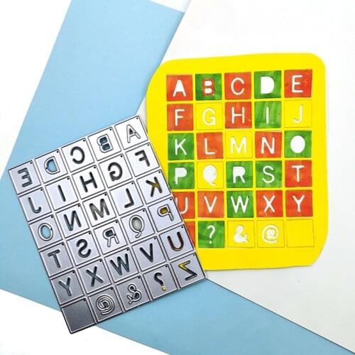 Julyarts Alphabet New Cutting Dies Scrapbooking Material for DIY Scrapbooking Paper Card making Decor Craft New