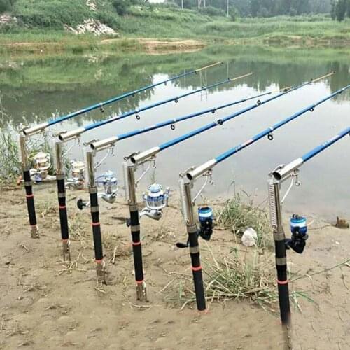 2.1/2.4/2.7m Automatic Fishing Rod Adjustable Telescopic Automatic Pole Sea Shore River Lake Fishing Pole Tackle Fishing Tools