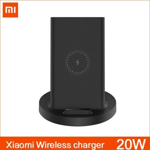 Xiaomi Vertical Wireless Charger 20W Max with Flash Charging Qi Compatible Multiple Safe Stand Horizontal for Mi 9 (20W) MIX 2S