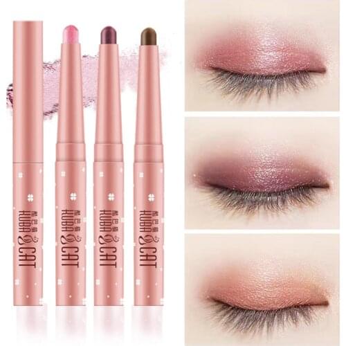 New Arrival Eye Shadow Pen Amulti Function Brighten And Repair Lying Silkworm Glitter Long Lasting For Women Makeup