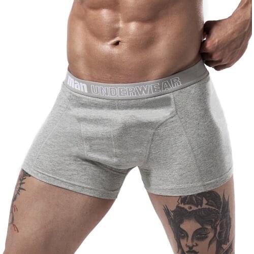 Boxer Long Underwear Mens Boxers Underpants Boxershorts Male Panties Men Cotton Cuecas Boxer Short
