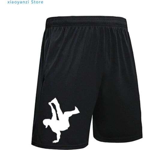 Breakdancing Printed running pants Men Casual sports shorts Hip Hop Male short pants Brand Clothing Camiseta Masculina