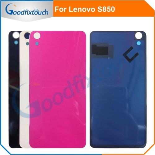 For Lenovo S850 Case Battery Back Cover Glass Rear Door Housing For Lenovo S 850 S850T Cover Replacement Parts