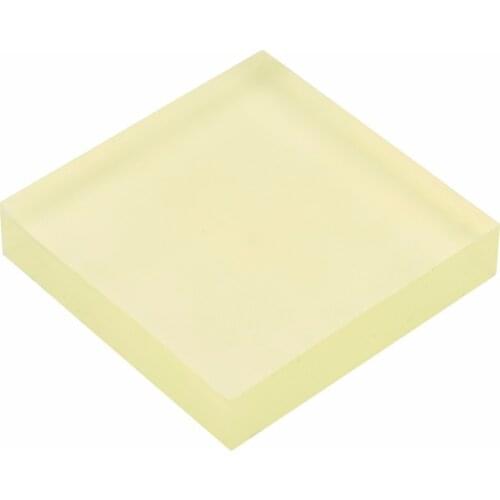 PU Damping Plate, Polyurethane Square Plate, Die Cutter Plate, Beef Tendon Plate, Die Cushion Elastic Rubber Sheet, 10x10x2cm