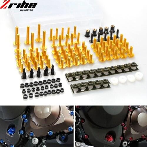 For Aluminum Motorcycle Fairing Bolt Screw Fastener Fixation Modified Universal For SUZUKI UX-150 Sixteen UH 125 150 200 Burgman