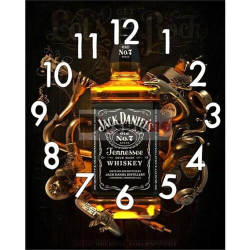 Dpsprue 5D DIY Full Square Round Drill Diamond Painting Wine Bottle 3d Mosaic Diamant Embroidery Wedding Room Decoration