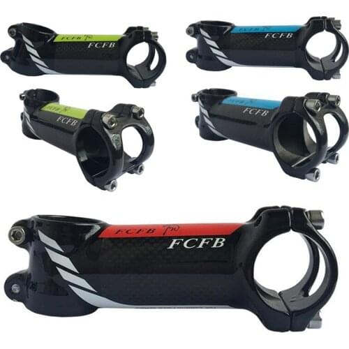 FCFB glossy stem angle 6 /17 carbon Aluminum bicycle stem carbon road mountain stem MTB stem handlebar 31.8mm fork 28.6mm