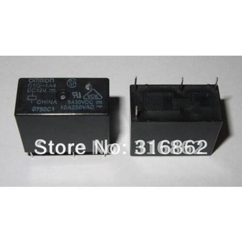G5Q-1A-DC12V G5Q-1A-12V G5Q-1A-12VDC DIP RELAY ORIGINAL Free Shipping 10PCS/LOT