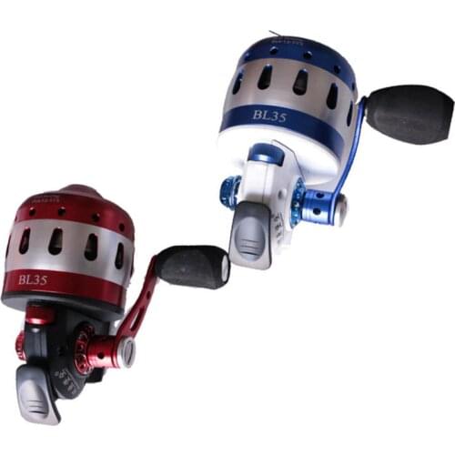 New 3.6:1 Inner line wheel shooting built-in close spin cast cross bow metal fishing reels BL35