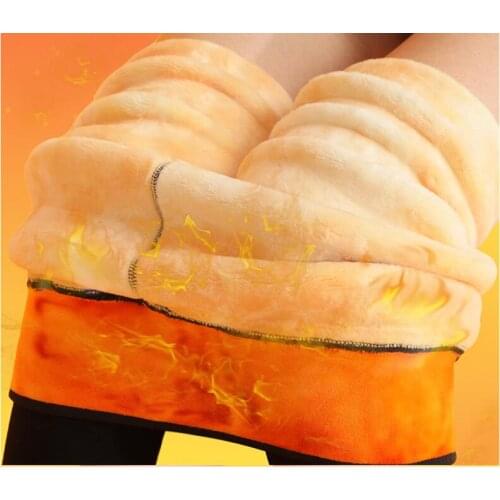 900g Leggings Winter Women Warm Thick Pants thermal Plus velvet 1000g