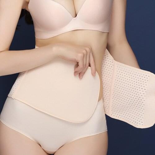 Summer Breathable Postpartum Abdomen Belt For Pregnant Women Slimming Bandages Body Recovery Shapewear Corset Belly Wrap Girdle