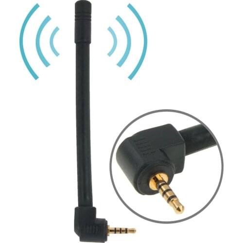 Small Speaker 3.5mm FM External Antenna Radio Outdoor Audio