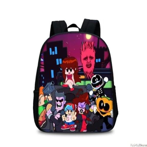 Cartoon friday night funkin Backpacks Baby book bag kindergarten bag Kids Back To School Gift Mochila Childrens School Bag