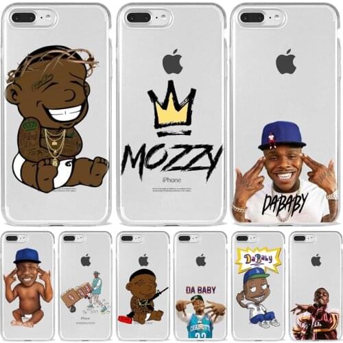 DaBaby Suge Rapper Soft transparent silicone Case For iPhone Xr Xs 11 12Pro Mini Max X 8 7 6 6SPlus SE Phone Case 8 Plus Fundas