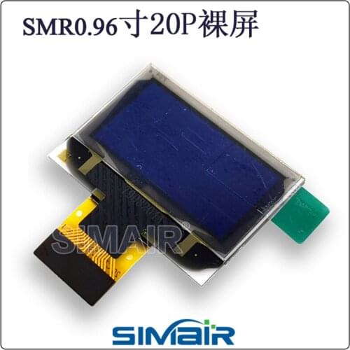 Customed 0.96” 3.3V 20Pin I2C SSD1309 OLED Display Screen Module IIC 12864 128*64 LCD Display128x64 for Oxmeter