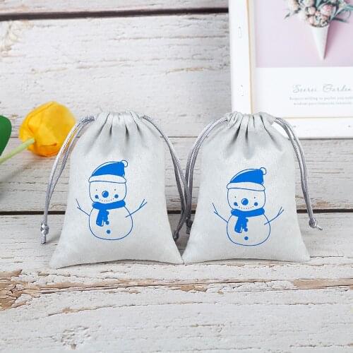 Personalized Jewelry Packaging with Logo Bead Storage Containers Jewelry Drawstring Bags Pouches for Wedding Party Decoration