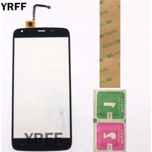 Touch Panel Front For Doogee T6 Touch Screen Digitizer Panel Glass Sensor TouchScreen 5.5'' Mobile Adhesive Wipes