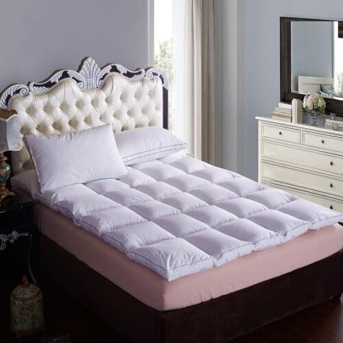 SongKAum Luxury Topper Down Filling 100% Cotton Cover Quilted Bed Five Star Thickening Folding Down Mattress