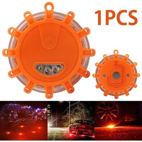 LED Safety Light IP44 Road Flares Rescue Light Strobe Warning Light Magnetic Emergency Roadside Flashlights Car Beacon Lamps