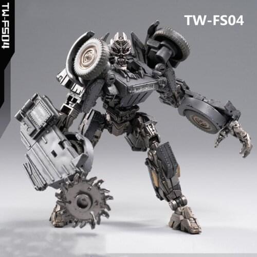 Toyworld Transformation TW-FS04 Alert Barricade Frenzy World War II Series Old Painting Collection WW2 Robot Action Figure Toys