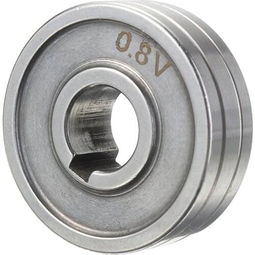 High Precision Steel 0.6X0.8 MIG Welder Wire Feed Drive Roller Roll Kunrled-Groove .030"-.035" For Welding Machine Driving Wheel