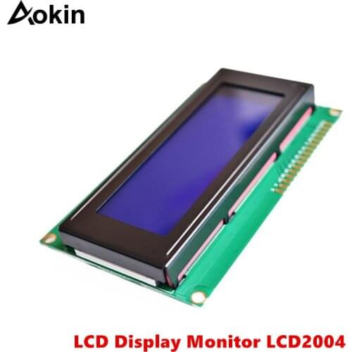 LCD Display Monitor LCD2004 2004 20X4 5V Character Blue Backlight Screen And IIC I2C for Arduino UNO MEGA R3