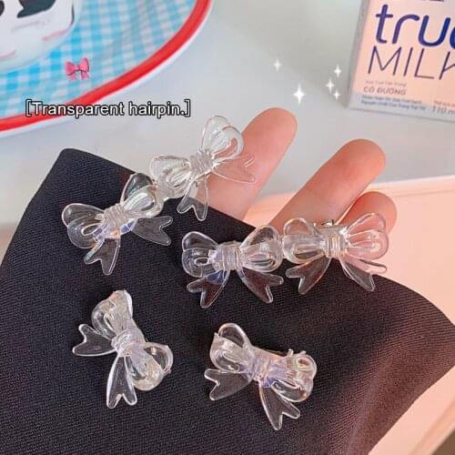 1Pcs Clear Cute Small Hair Clips Claw For Girls Hair Accessories Transparent Mini Hair Claw For Kids 3CM Childrens Hair Crabs