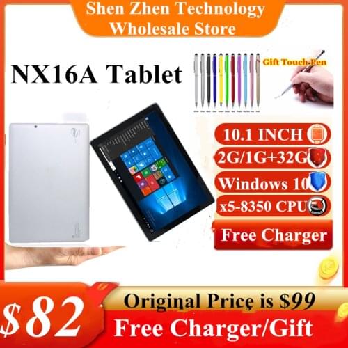 New Arrival Sales 1GB/2GB/4GB DDR3+32GB eMMC10.1 INCH Windows 10 Home NX16A Dual Cameras Bluetooth Wifi Quad Core Micro USB