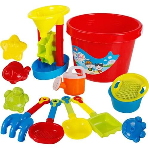 8 Pcs Silicone Baby Beach Toys Set Sand Table Sand Play Set Durable Reusable Outdoor toys Bath toy Water Play Cart For Children
