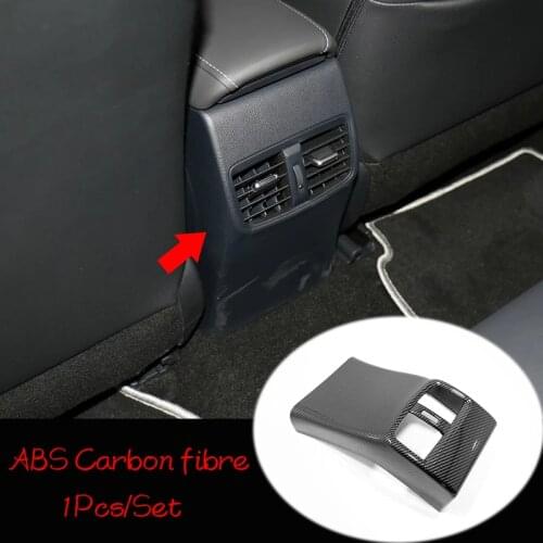 ABS Plastic For Toyota Corolla 2019 2020 Car Back Rear Air Condition outlet Vent frame Cover Trim Car styling accessories 1pcs