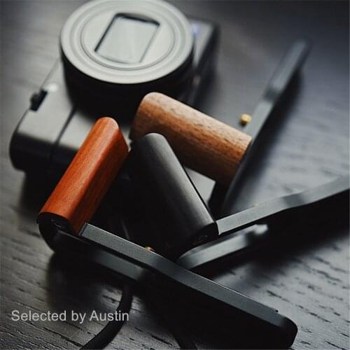 Wooden Hand Grip Bracket Base L Plate For SONY RX100 VII RX100 M7 M6 RX DSC RX100