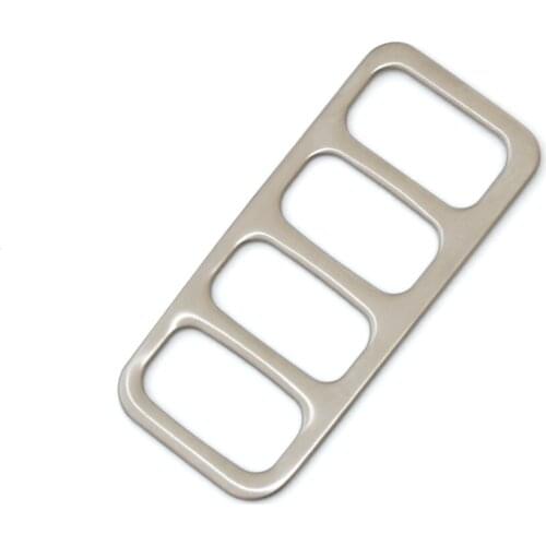 For Mitsubishi ASX 2011-2015 stainless steel trim interior decoration headlight adjustment button frame modification cover