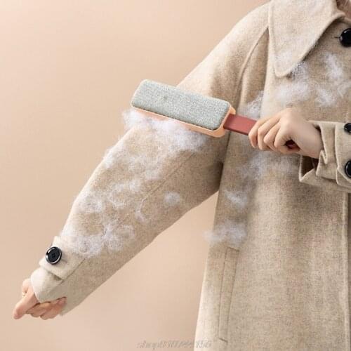 Double Sided Clothes Lint Removal Sweeper Reusable Cleaning Dush Brush Foldable Static Pet Hair Remover J21 21 Dropship