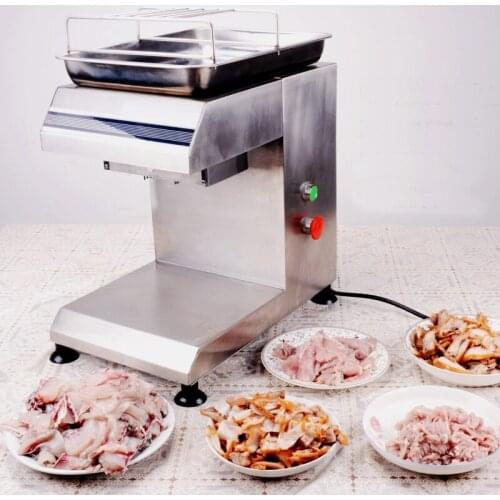 Electric Meat Slicer Home Kitchen Cutter Stainless Steel Automatic Meat Cutting Machine 2-25mm Blade Thick Grinder GSK-R002