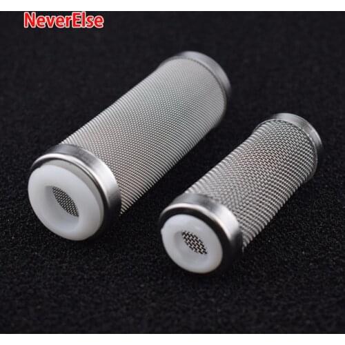 Aquarium Fish Tank Pre-Filter Inlet Intake Filter Cover Guard Strainer Dia1.2/1.6cm Stainless Steel Mesh Net Protect Fish Shrimp