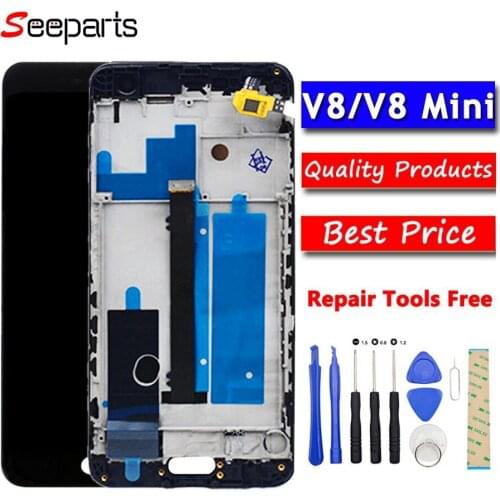 Hot Black LCD 5.2" ZTE Blade V8 BV0800 LCD ZTE Blade V8 Lite Display Touch Screen Digitizer Assembly 5.2" ZTE Blade V8 Mini LCD