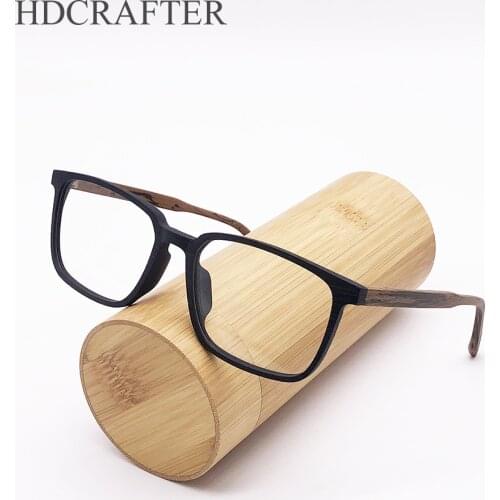 HDCRAFTER Wood Prescription Glasses Frame Men Goggles Eyeglasses Spectacles Sunglasses Frames Optical oculos de grau progressive