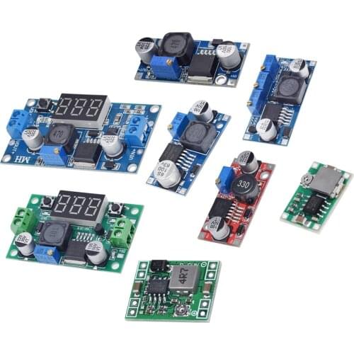 I2C IIC 3A Adjustable DC-DC LM2596 LM2596S Input 4V-35V Output 1.23V-30V DC-DC Step-Down Power Supply Regulator Module