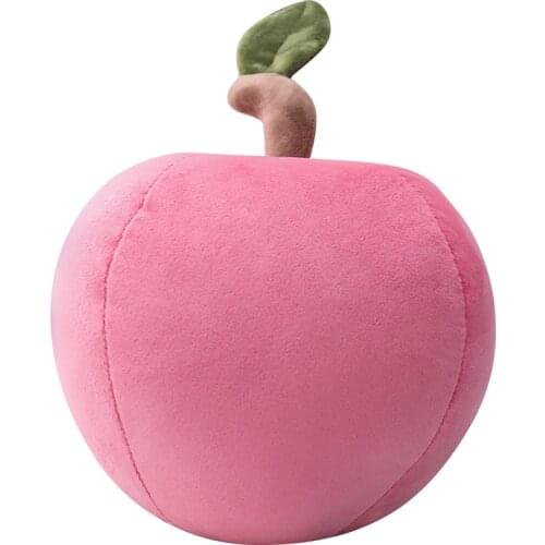 Cute Big Apple Plush Doll Toy Sleeping Pillow Cushion Fruit Doll Studio Shooting Props Christmas Eve Deco 24inch 60cm DY50442