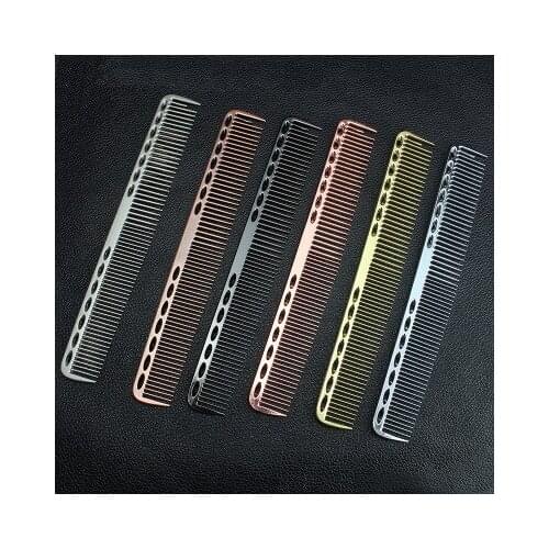 Fashion trend alloy comb hair salon professional wholesale haircut comb styling comb hair stylist special comb
