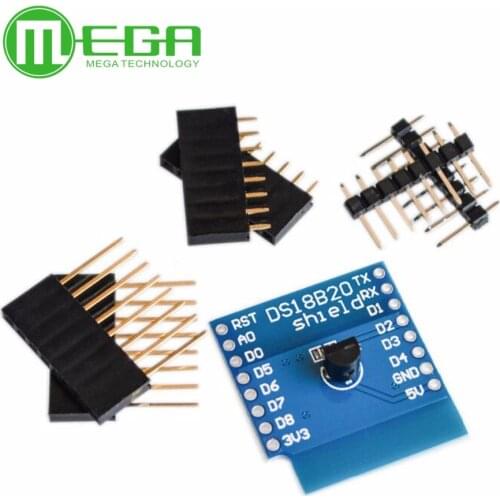 DS18B20 For WeMos D1 Mini Temperature Sensor Module Wifi Module Measurement Module WIFI Extension Board Learning Board